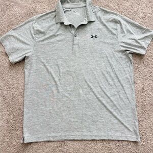 Under Armour Men's Gray Polo Shirt